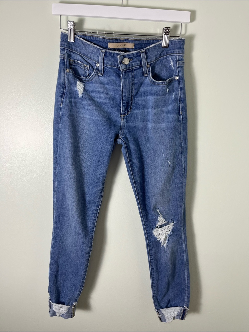 Joe's Jeans Women's Blue Distressed Boyfriend Jeans